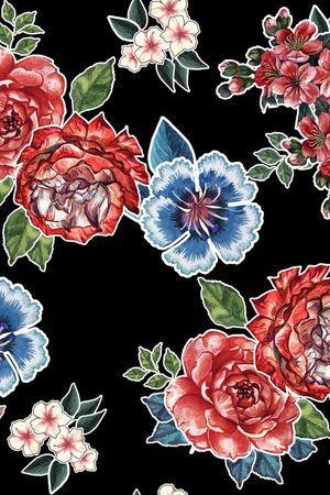 水彩印花华亿平台图片