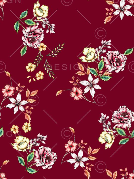 水彩印花华亿平台图片