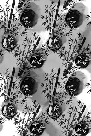 剪影印花华亿平台图片