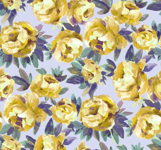 植物印花华亿平台图片