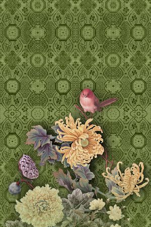 定位花印花华亿平台图片