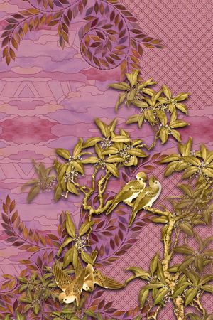 定位花印花华亿平台图片