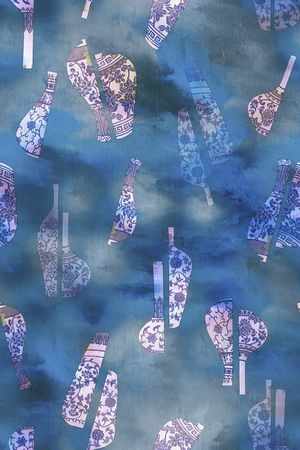 中国风印花华亿平台图片