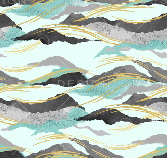 笔触印花华亿平台图片