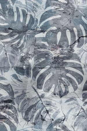 热带叶子印花华亿平台图片