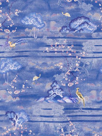 中国风印花华亿平台图片