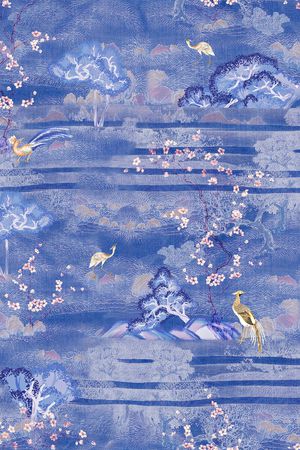 中国风印花华亿平台图片