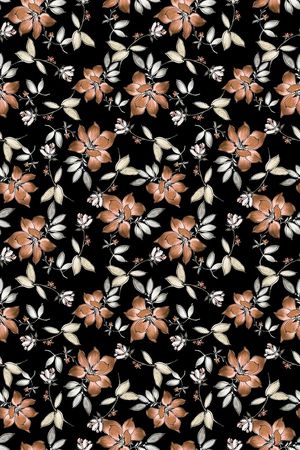 真丝印花华亿平台图片