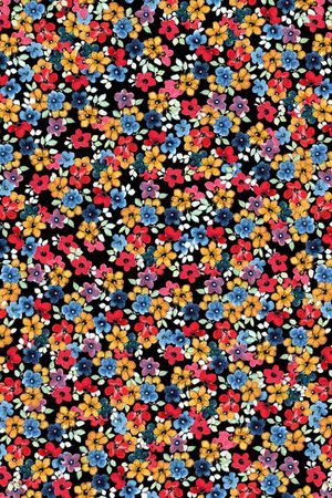 手绘花卉印花华亿平台图片