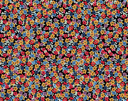 手绘花卉印花华亿平台图片