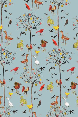 植物印花华亿平台图片