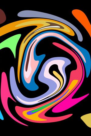 抽象印花华亿平台图片