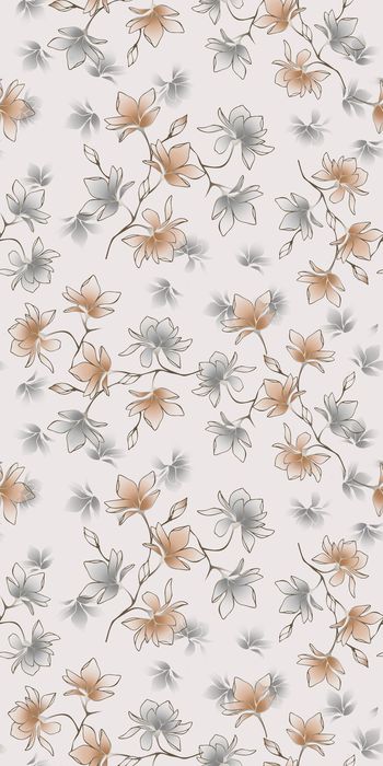 手绘花卉印花华亿平台图片