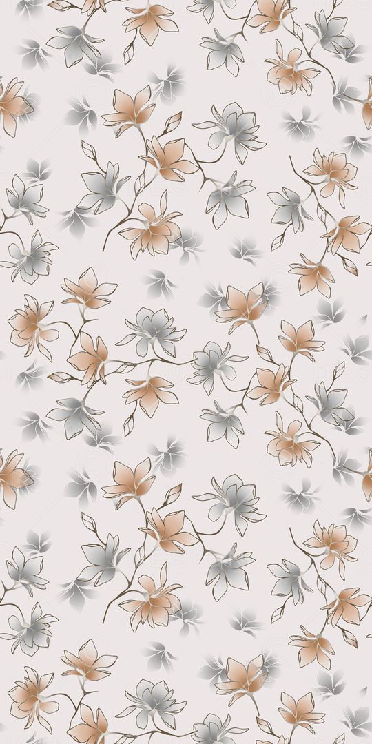 手绘花卉印花华亿平台图片