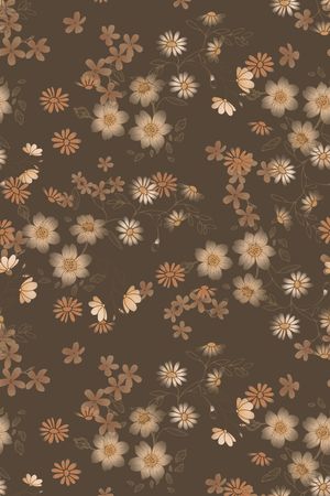 手绘花卉印花华亿平台图片