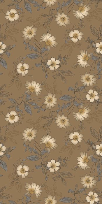 手绘花卉印花华亿平台图片