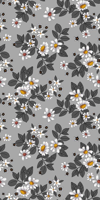 手绘花卉印花华亿平台图片