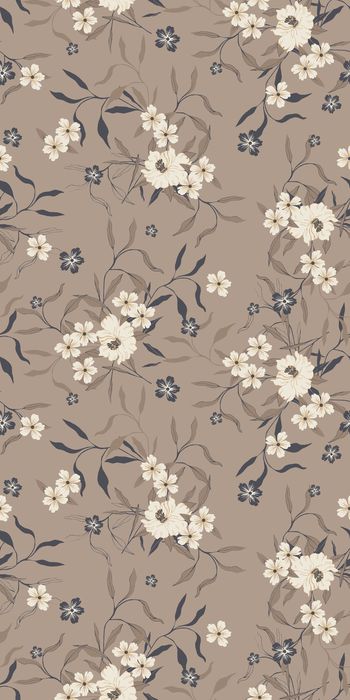 手绘花卉印花华亿平台图片