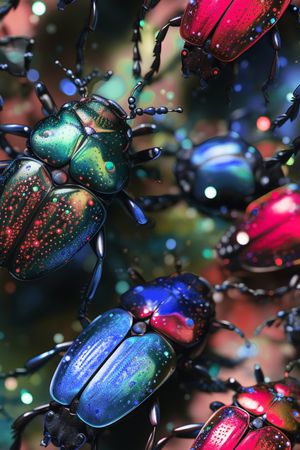 甲虫印花华亿平台图片