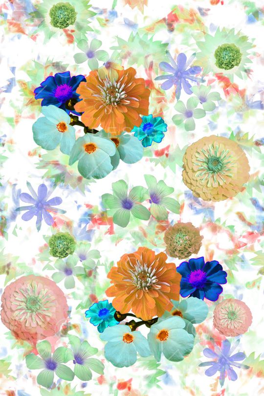 满版散花印花华亿平台图片