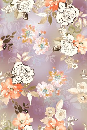 水彩印花华亿平台图片