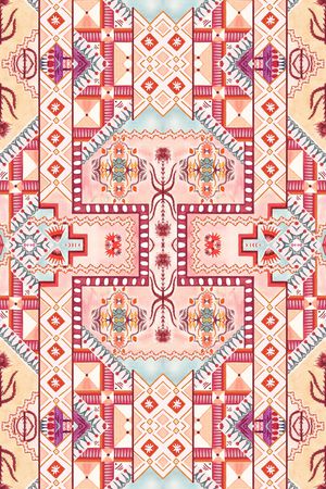 民族风印花华亿平台图片