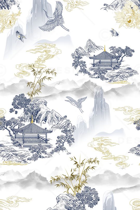 祥云印花华亿平台图片