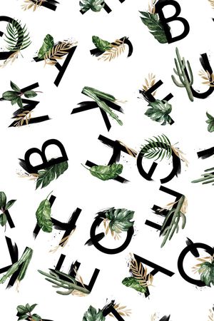 字母印花华亿平台图片