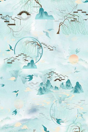 国画印花华亿平台图片