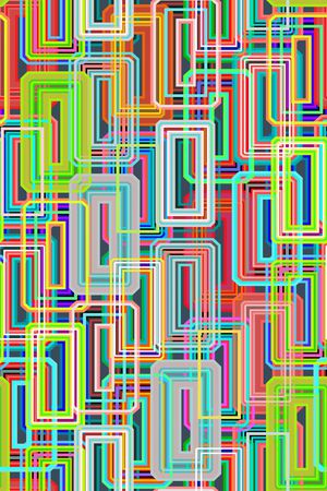 几何印花华亿平台图片