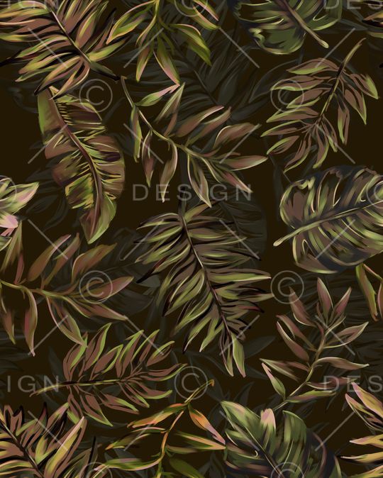 绿植树叶印花华亿平台图片