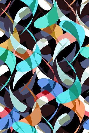 抽象印花华亿平台图片