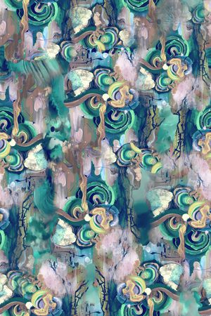 抽象印花华亿平台图片