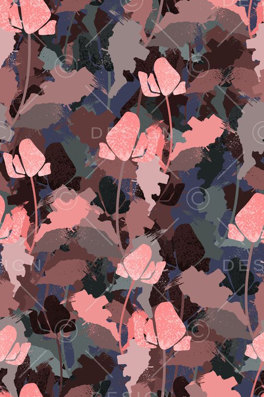 抽象印花华亿平台图片