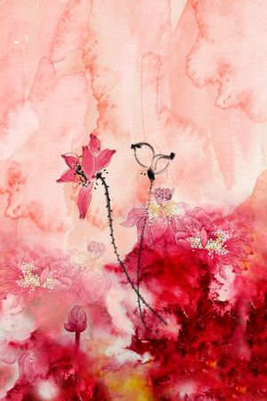 定位花印花华亿平台图片