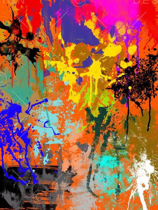 抽象印花华亿平台图片