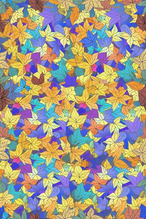 枫叶印花华亿平台图片