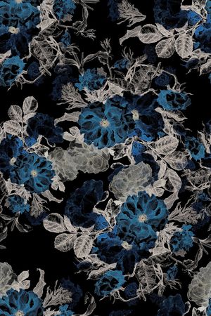 真丝印花华亿平台图片