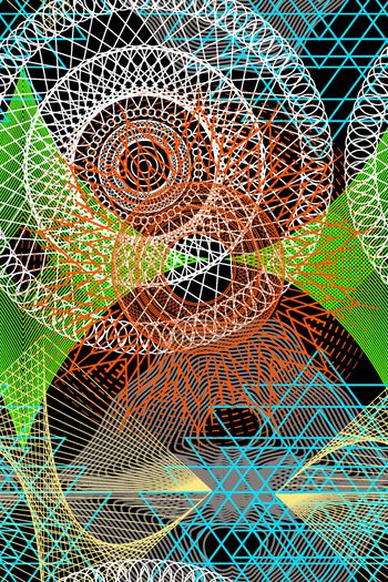 几何印花华亿平台图片