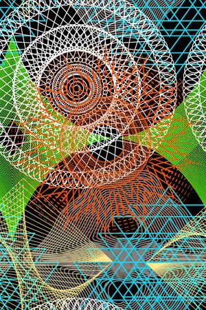 几何印花华亿平台图片