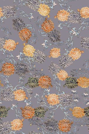 中国风印花华亿平台图片