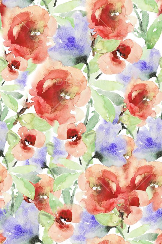 水彩印花华亿平台图片