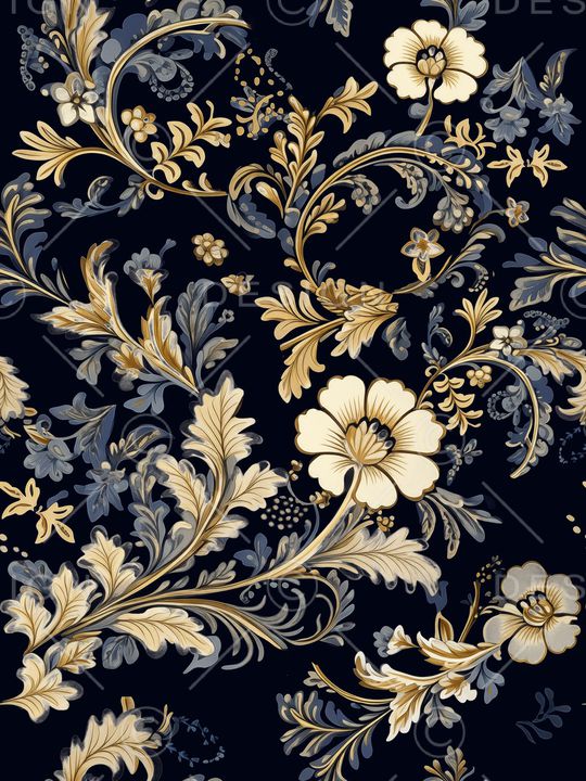 卷草印花华亿平台图片