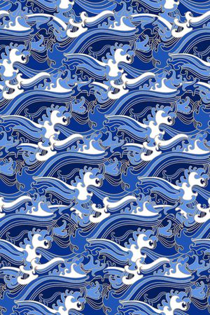 中国风印花华亿平台图片