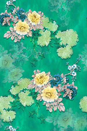 中国风印花华亿平台图片