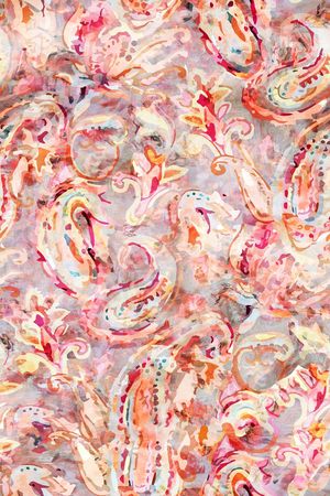 佩斯利印花华亿平台图片