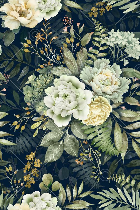 植物印花华亿平台图片