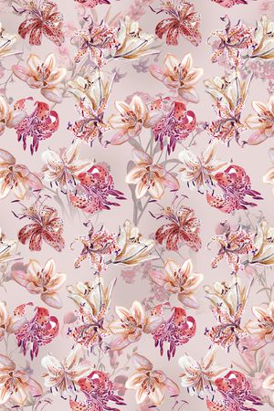 真丝印花华亿平台图片