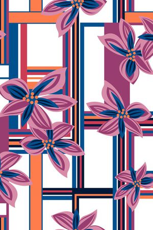 几何印花华亿平台图片