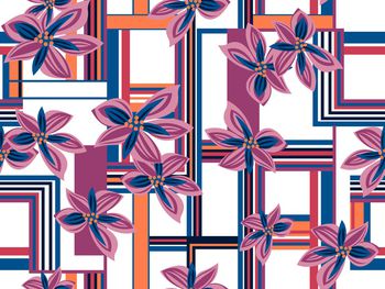 几何印花华亿平台图片